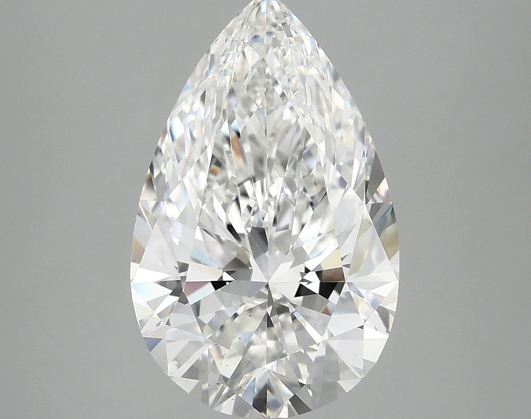 3.91 Carat Pear Shaped Ideal Cut VS1 IGI Certified Lab Grown Diamond