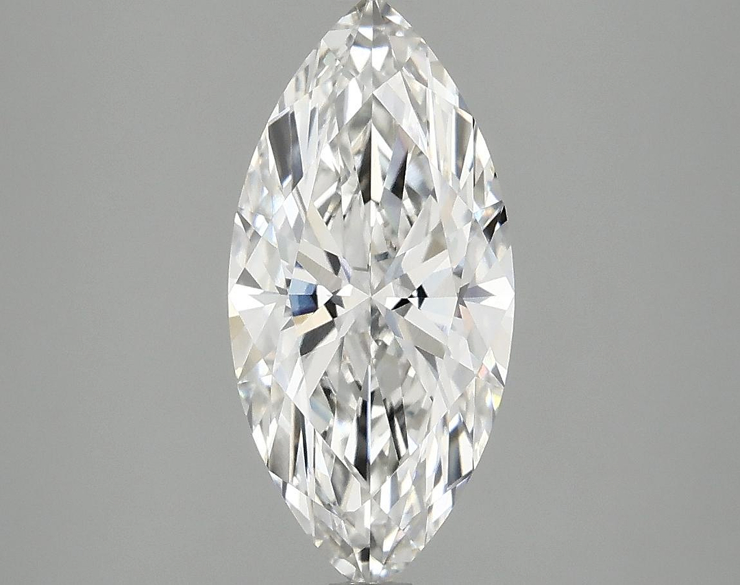 2.1 Carat Marquise Shaped Excellent Cut VVS2 IGI Certified Lab Grown Diamond
