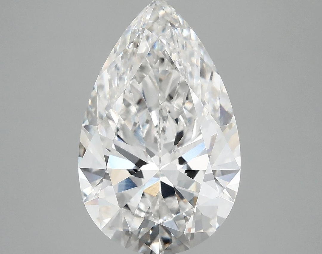 3.96 Carat Pear Shaped Ideal Cut VS1 IGI Certified Lab Grown Diamond