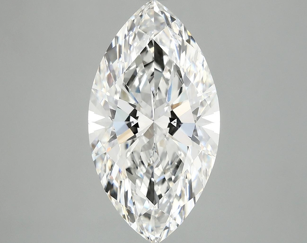 3.98 Carat Marquise Shaped Excellent Cut VVS2 IGI Certified Lab Grown Diamond