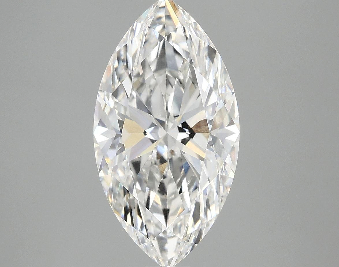 3.02 Carat Marquise Shaped Excellent Cut VVS2 IGI Certified Lab Grown Diamond