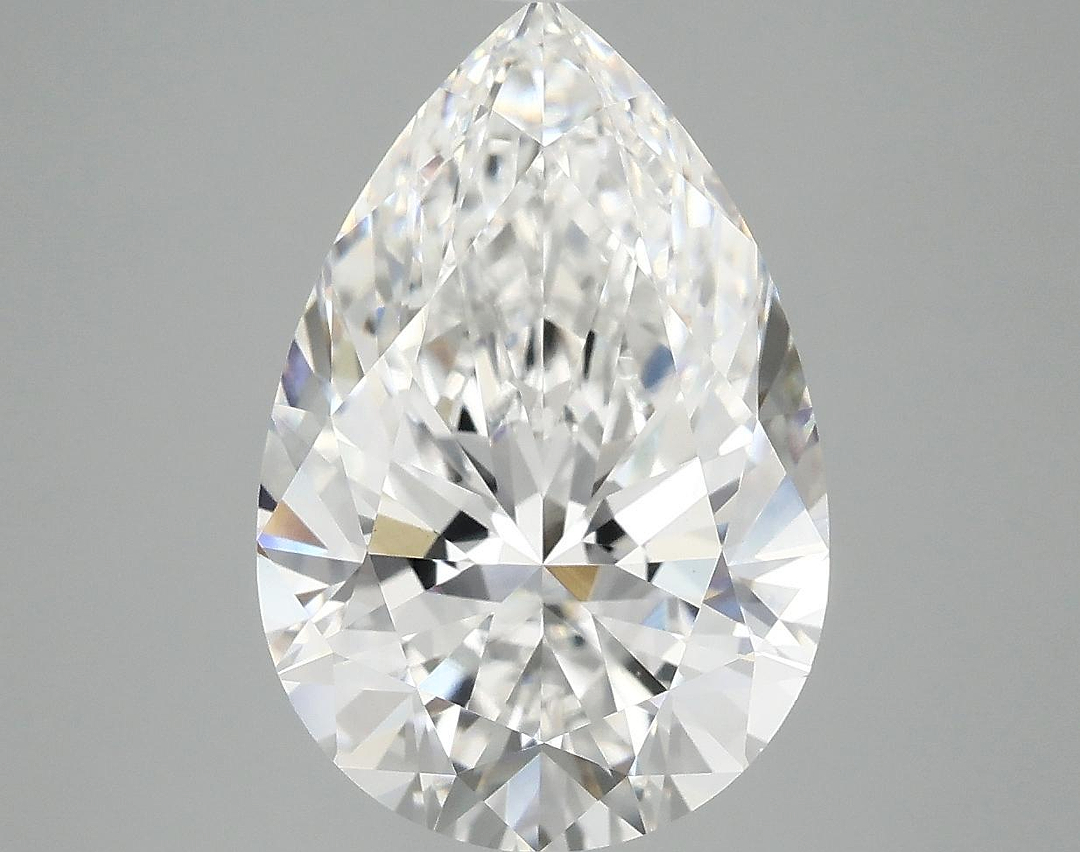 5.07 Carat Pear Shaped Excellent Cut VVS2 IGI Certified Lab Grown Diamond
