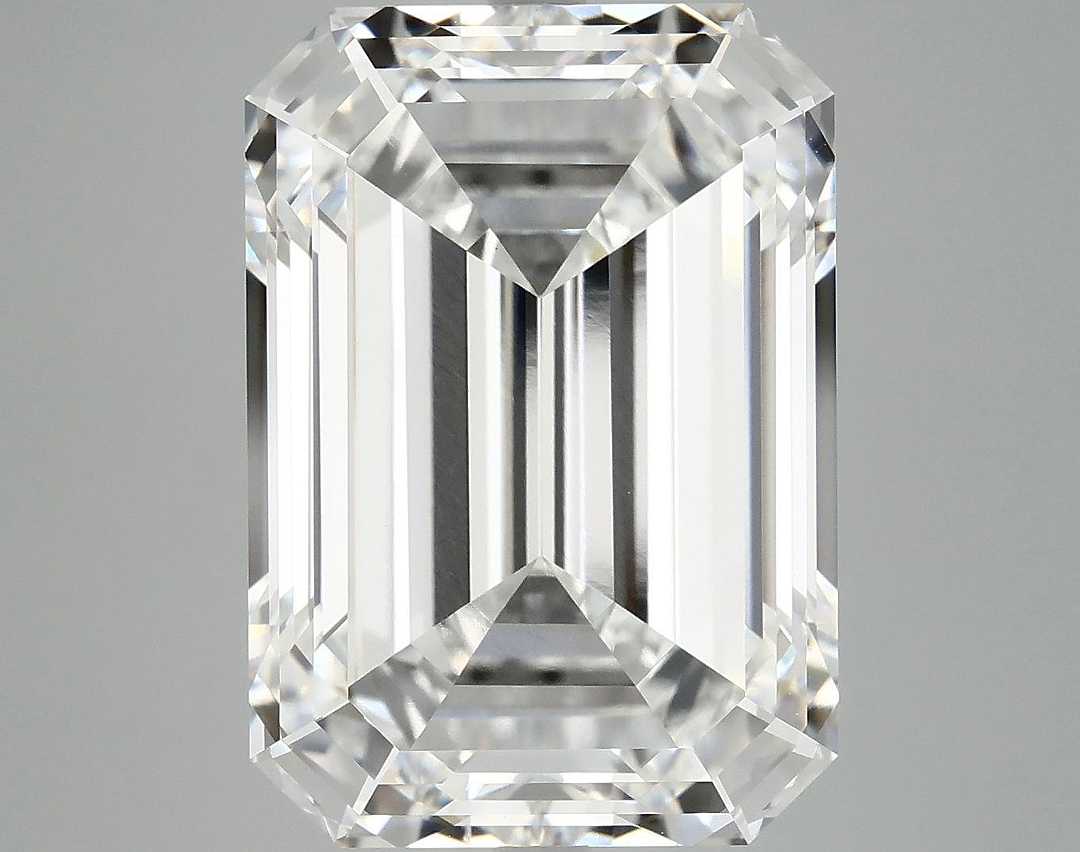 12.45 Carat Emerald Shaped Ideal Cut VVS2 IGI Certified Lab Grown Diamond