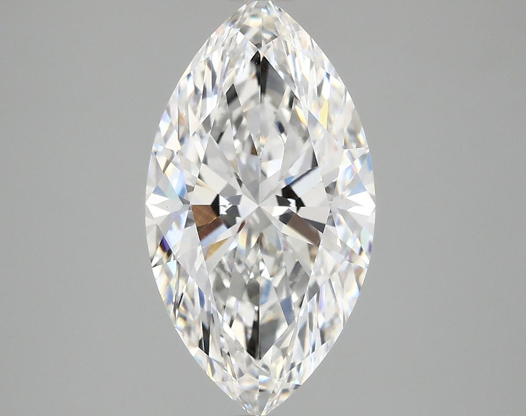 3.07 Carat Marquise Shaped Excellent Cut VVS2 IGI Certified Lab Grown Diamond