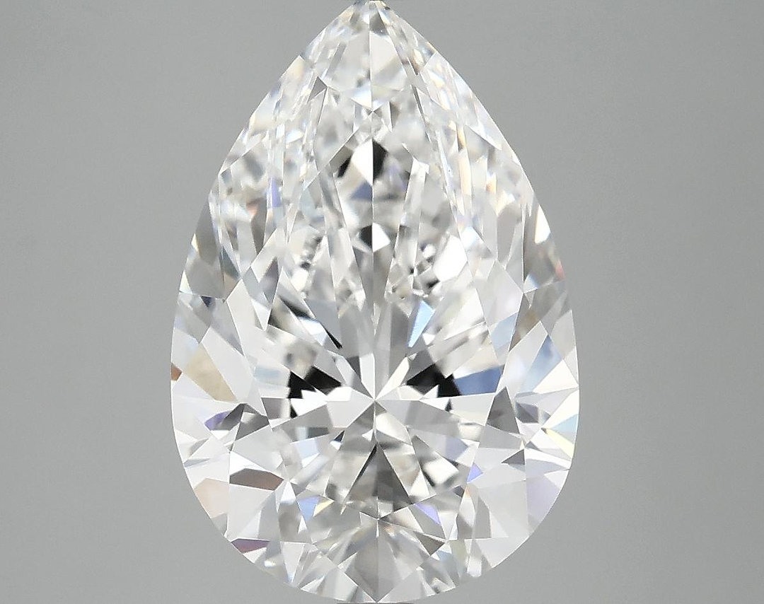 5.03 Carat Pear Shaped Excellent Cut VVS2 IGI Certified Lab Grown Diamond
