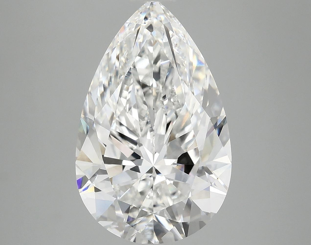 5.03 Carat Pear Shaped Ideal Cut VVS2 IGI Certified Lab Grown Diamond