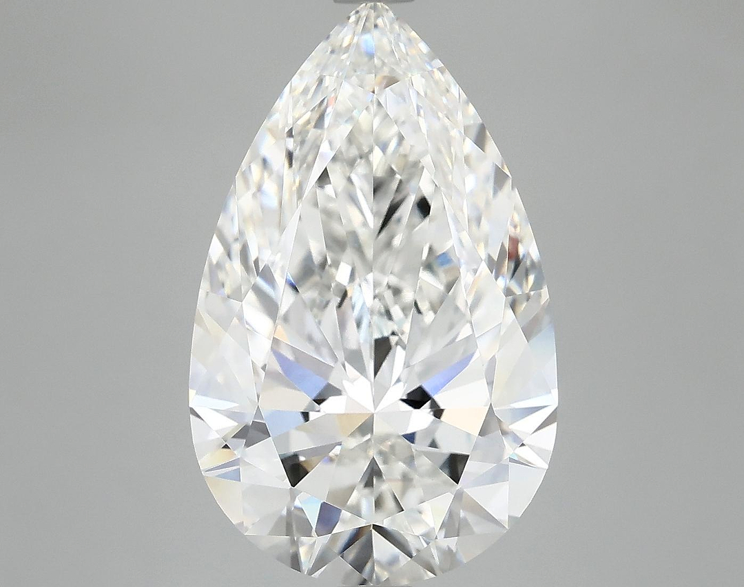 6.51 Carat Pear Shaped Ideal Cut VVS2 IGI Certified Lab Grown Diamond