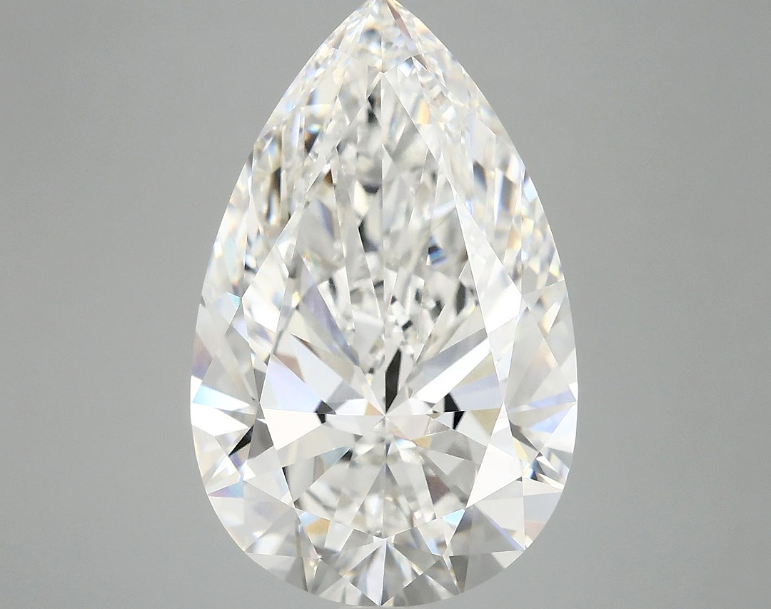 7.08 Carat Pear Shaped Ideal Cut VVS2 IGI Certified Lab Grown Diamond
