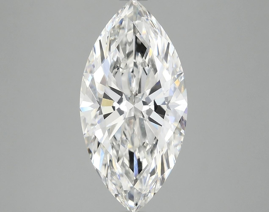 3.07 Carat Marquise Shaped Ideal Cut VVS2 IGI Certified Lab Grown Diamond