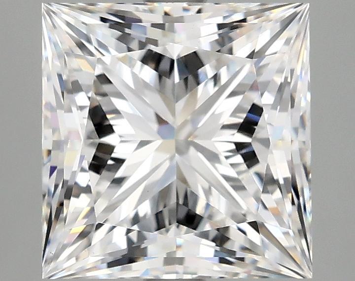 3.09 Carat Princess Shaped Ideal Cut VVS2 IGI Certified Lab Grown Diamond