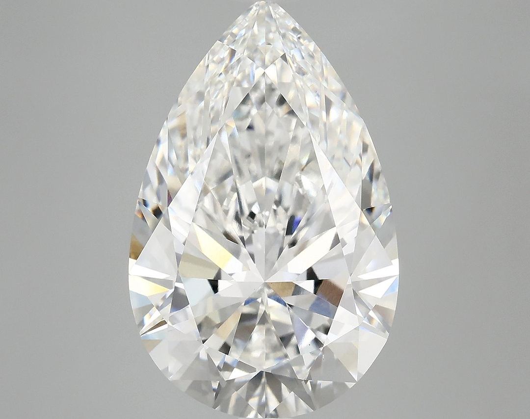 5.91 Carat Pear Shaped Ideal Cut VS1 IGI Certified Lab Grown Diamond