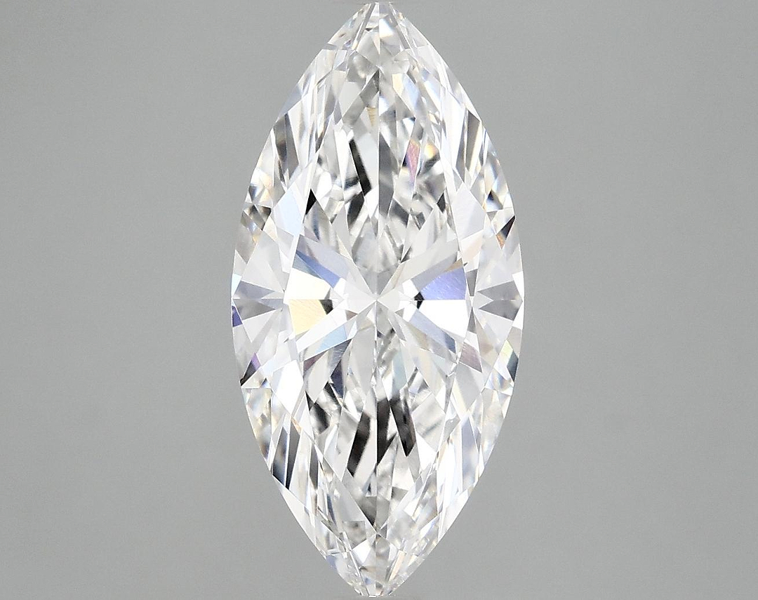 3.02 Carat Marquise Shaped Excellent Cut VVS2 IGI Certified Lab Grown Diamond