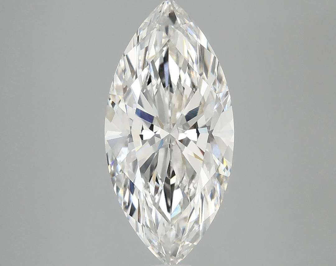3.06 Carat Marquise Shaped Excellent Cut VVS2 IGI Certified Lab Grown Diamond