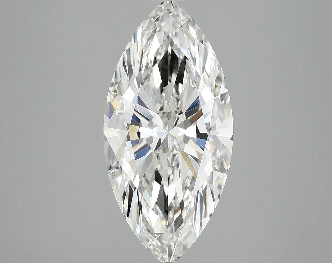 3.08 Carat Marquise Shaped Excellent Cut VVS2 IGI Certified Lab Grown Diamond