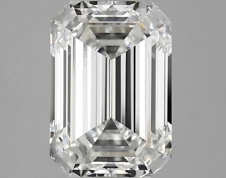 1.94 Carat Emerald Shaped Ideal Cut VS1 IGI Certified Lab Grown Diamond