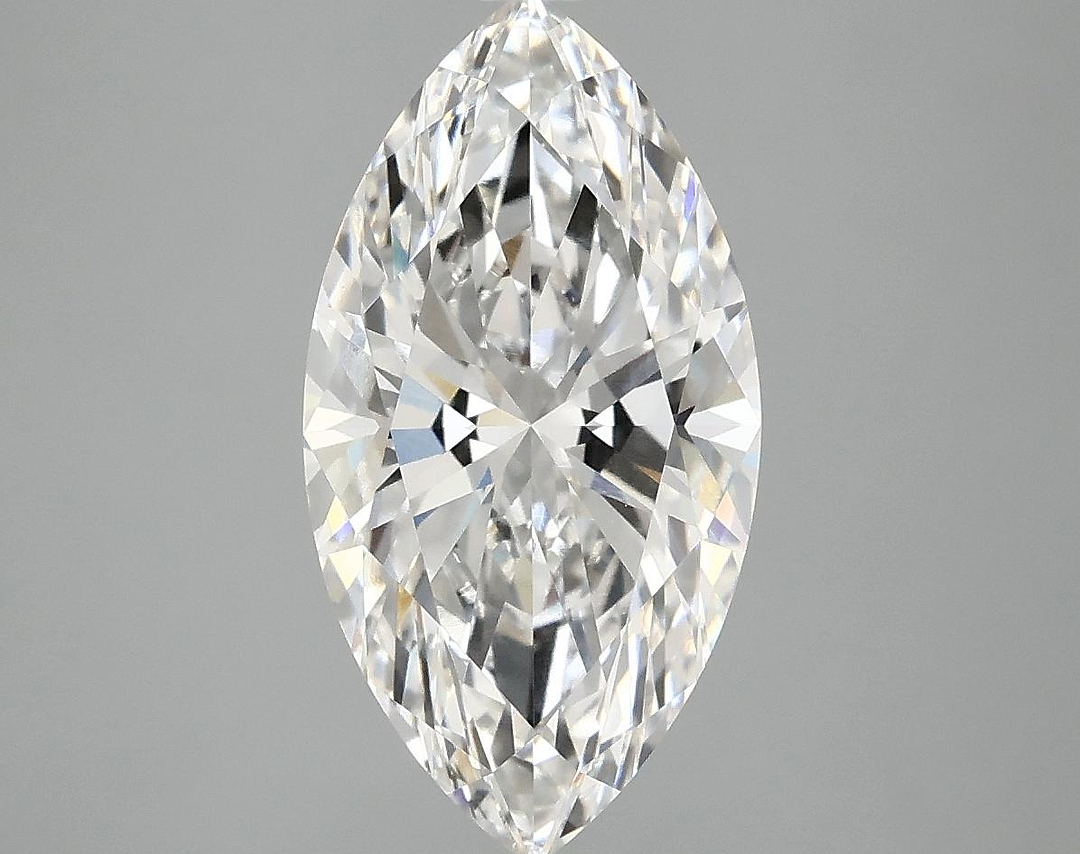 3.05 Carat Marquise Shaped Excellent Cut VVS2 IGI Certified Lab Grown Diamond