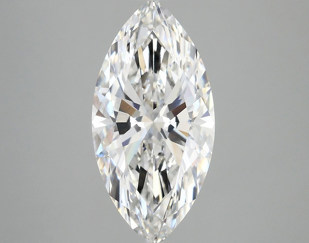 3.09 Carat Marquise Shaped Ideal Cut VVS2 IGI Certified Lab Grown Diamond