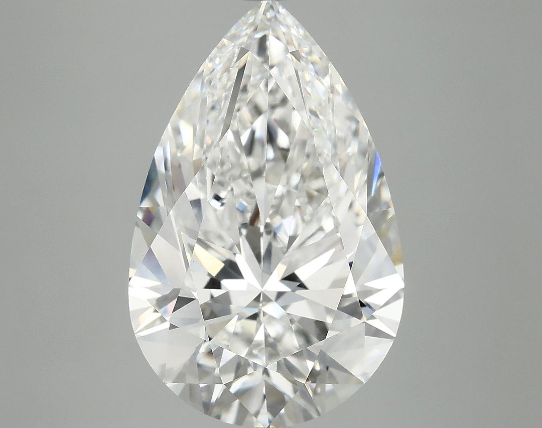 7.0 Carat Pear Shaped Ideal Cut VVS2 IGI Certified Lab Grown Diamond