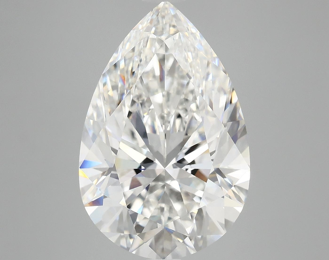 7.13 Carat Pear Shaped Excellent Cut VVS2 IGI Certified Lab Grown Diamond