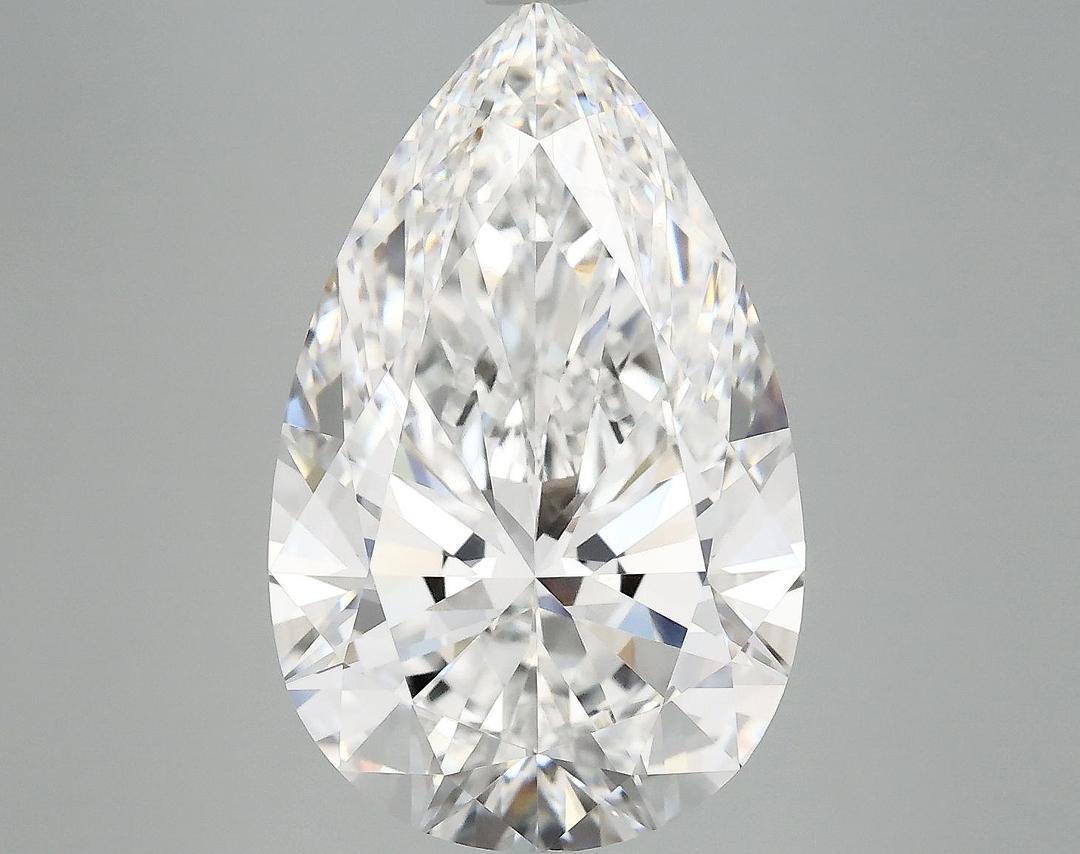 7.05 Carat Pear Shaped Ideal Cut VVS2 IGI Certified Lab Grown Diamond