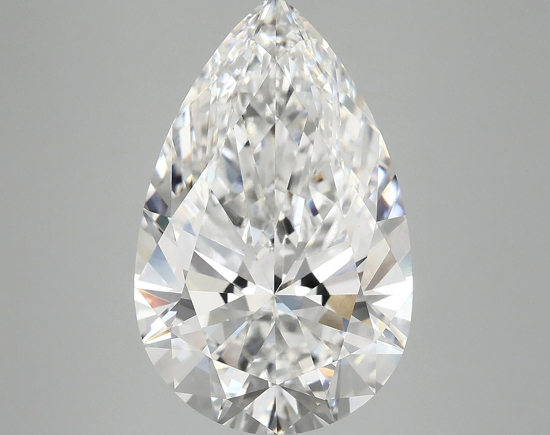 6.9 Carat Pear Shaped Ideal Cut VVS2 IGI Certified Lab Grown Diamond