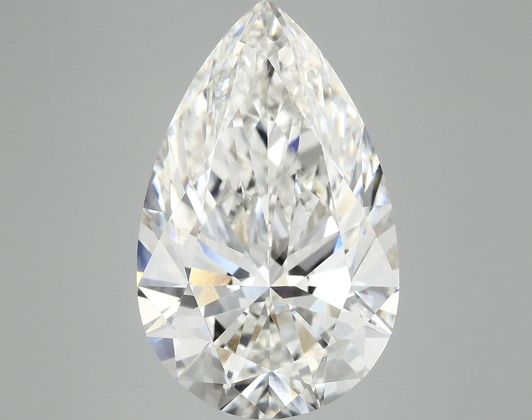 7.01 Carat Pear Shaped Ideal Cut VVS2 IGI Certified Lab Grown Diamond