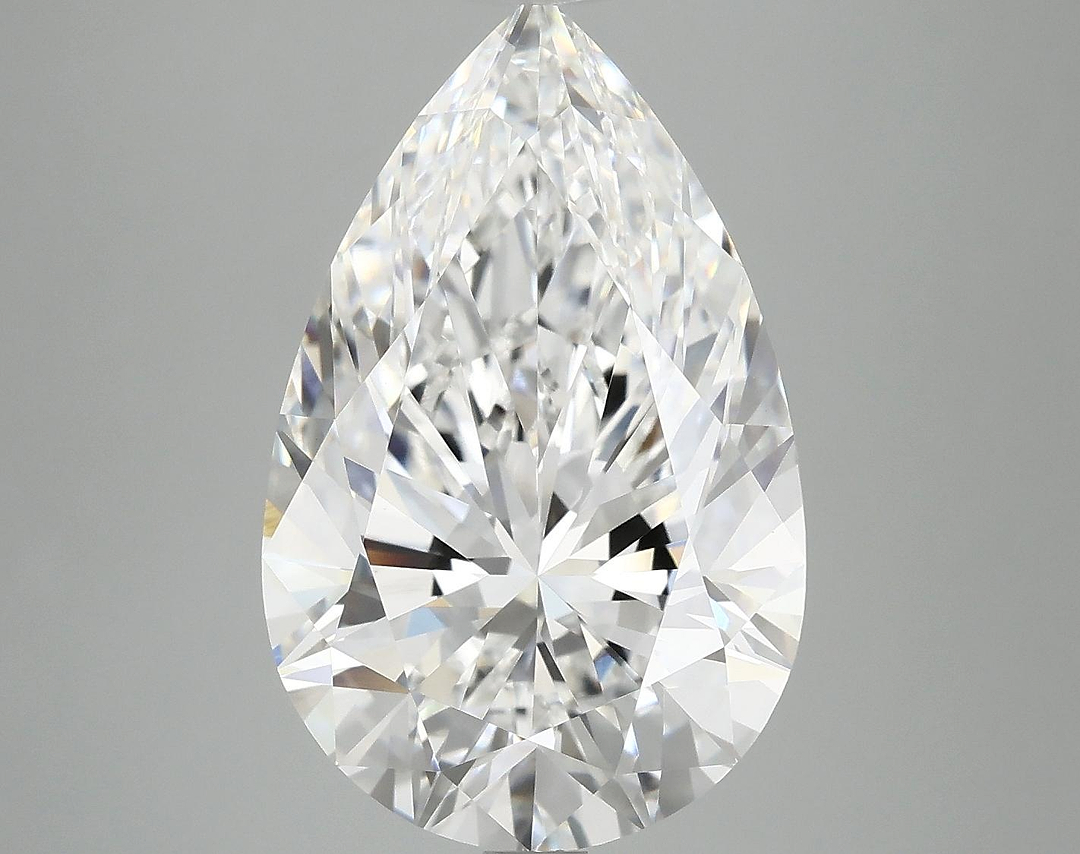 7.2 Carat Pear Shaped Ideal Cut VVS2 IGI Certified Lab Grown Diamond