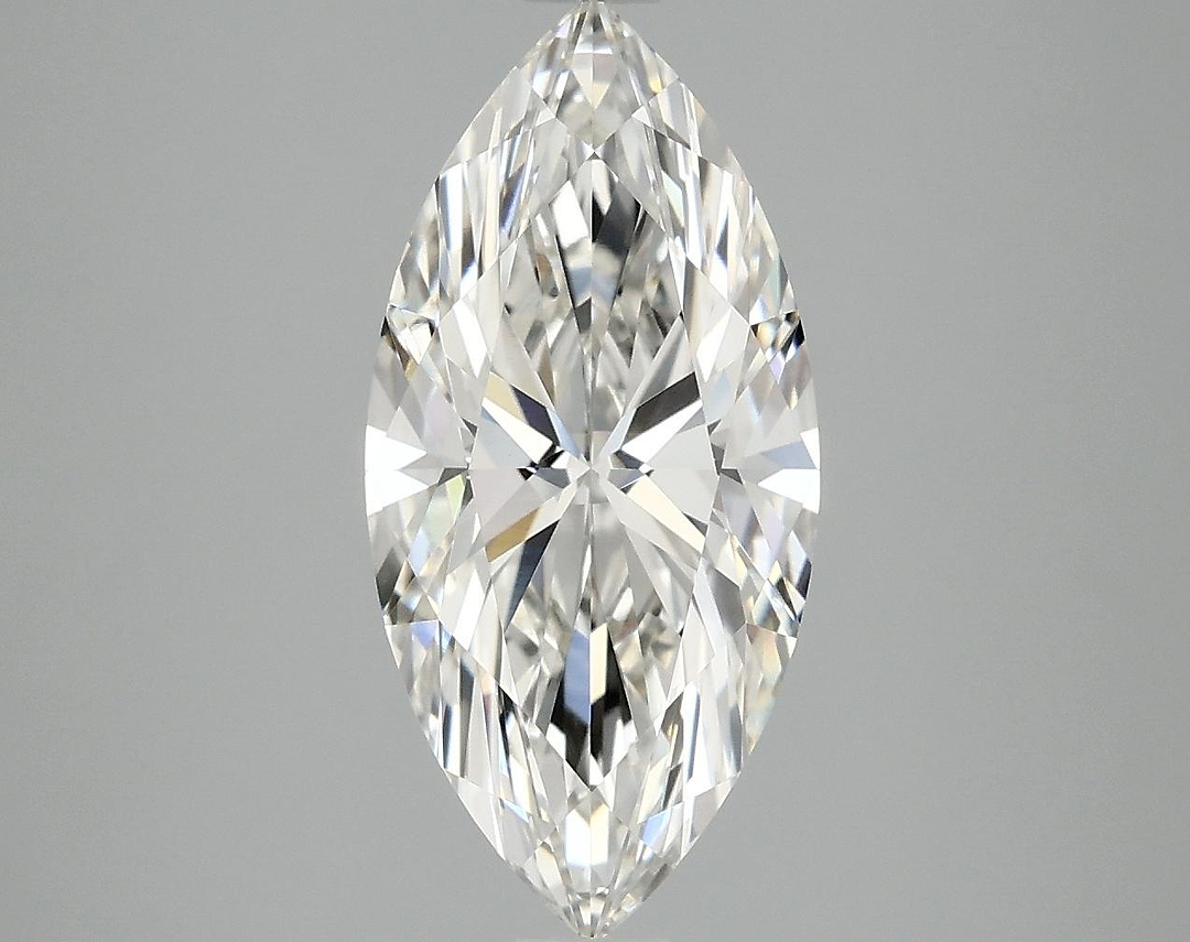 2.89 Carat Marquise Shaped Excellent Cut VVS2 IGI Certified Lab Grown Diamond
