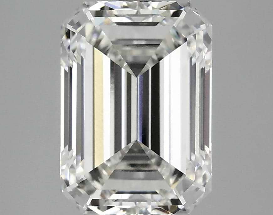 3.35 Carat Emerald Shaped Ideal Cut VVS2 IGI Certified Lab Grown Diamond