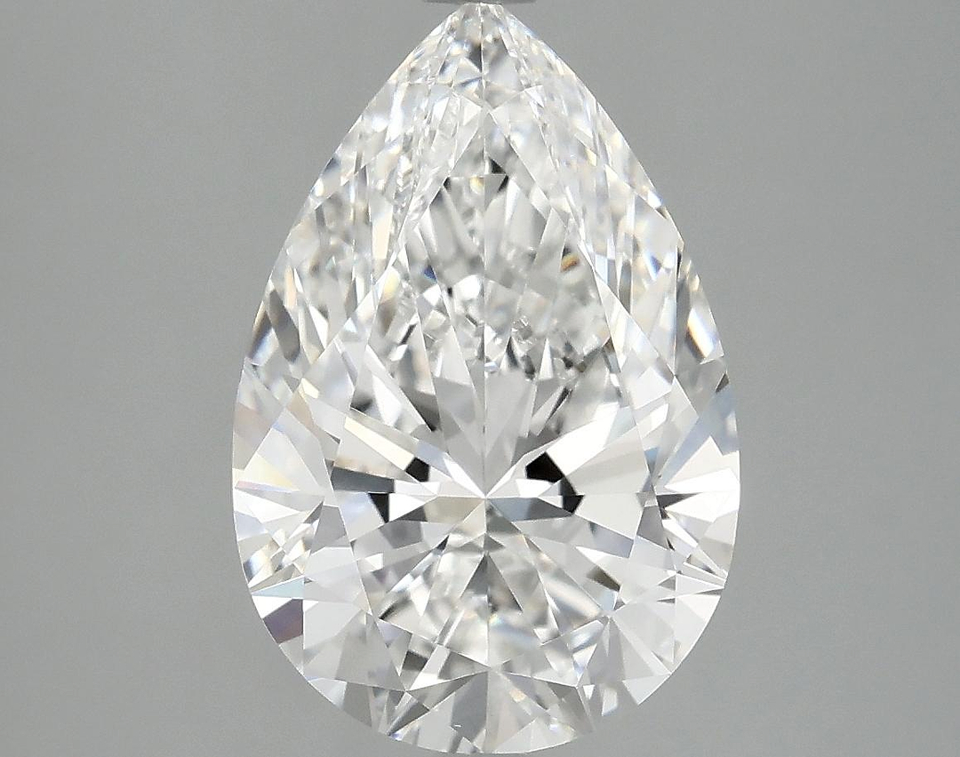 4.05 Carat Pear Shaped Excellent Cut VVS2 IGI Certified Lab Grown Diamond