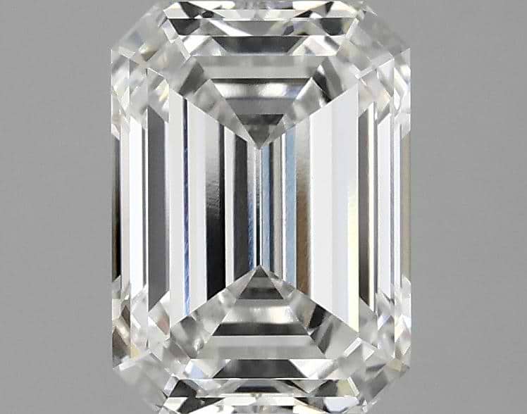 2.1 Carat Emerald Shaped Excellent Cut VS1 IGI Certified Lab Grown Diamond