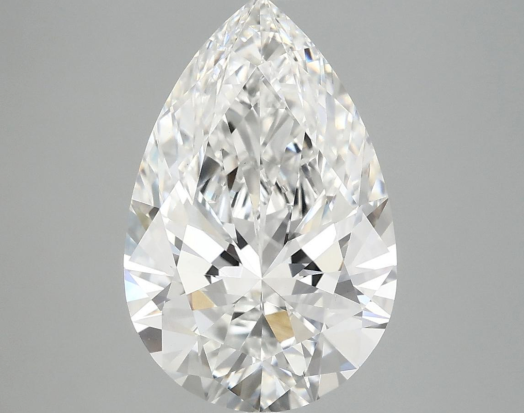 3.75 Carat Pear Shaped Excellent Cut VS1 IGI Certified Lab Grown Diamond