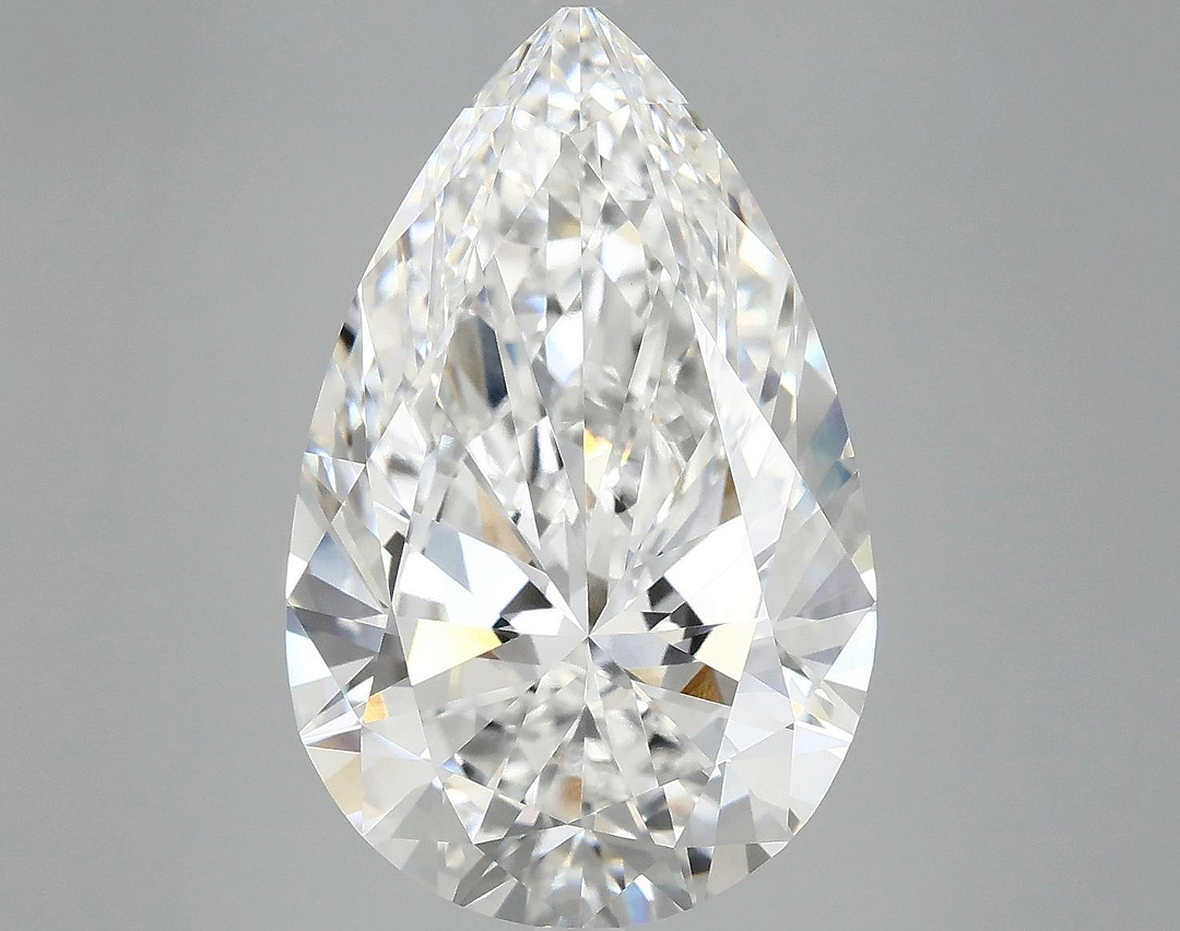 7.18 Carat Pear Shaped Ideal Cut VVS2 IGI Certified Lab Grown Diamond