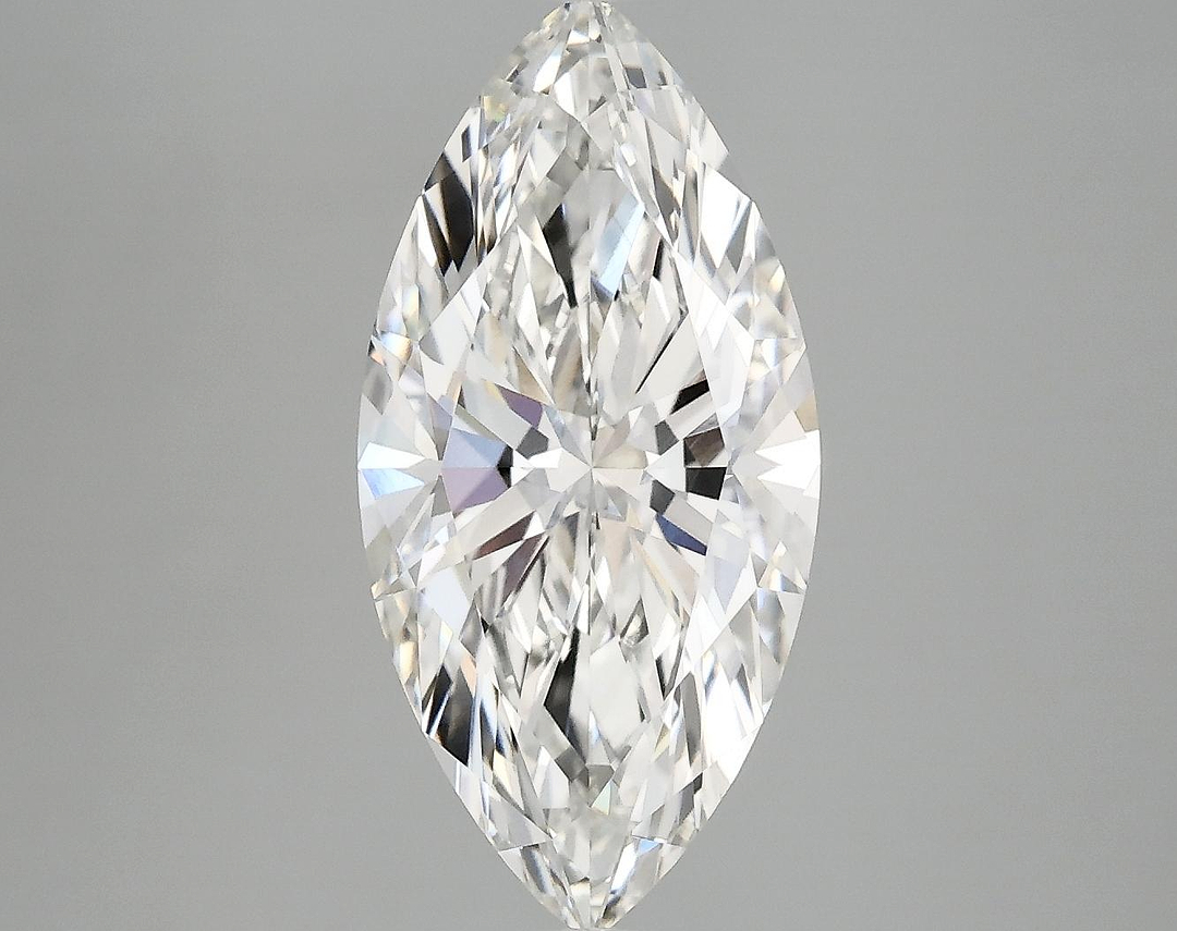 3.1 Carat Marquise Shaped Excellent Cut VVS2 IGI Certified Lab Grown Diamond
