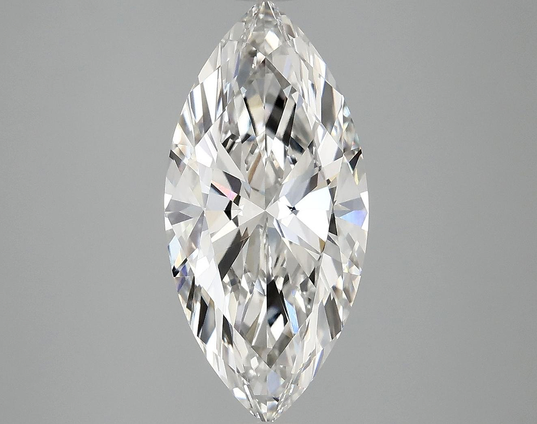 3.06 Carat Marquise Shaped Excellent Cut VVS2 IGI Certified Lab Grown Diamond
