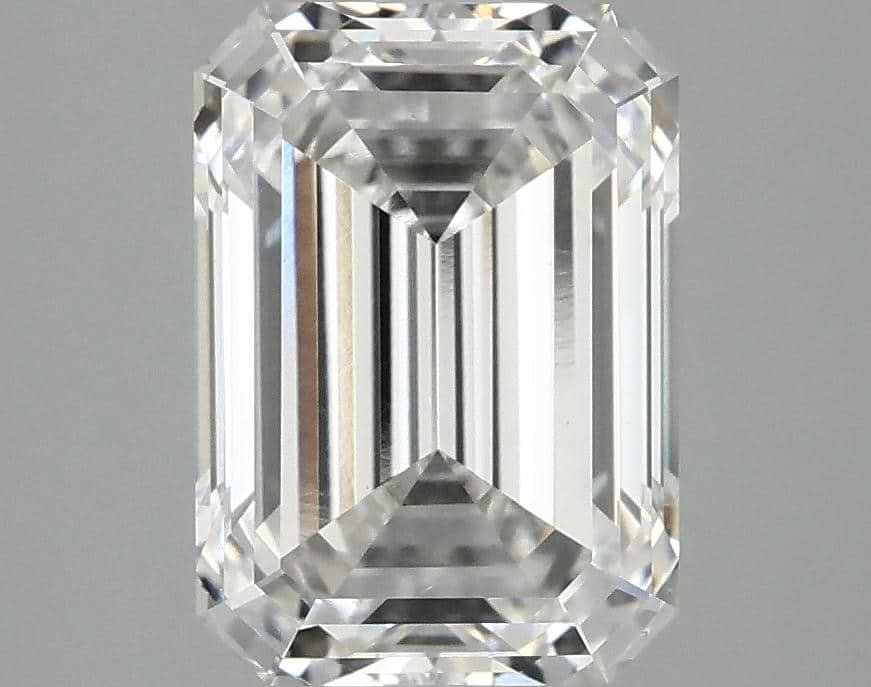 3.19 Carat Emerald Shaped Ideal Cut VS1 IGI Certified Lab Grown Diamond