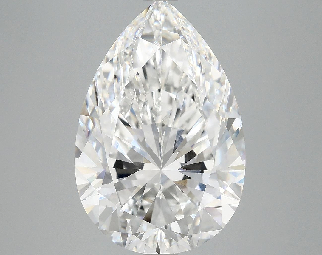 6.2 Carat Pear Shaped Excellent Cut VVS2 IGI Certified Lab Grown Diamond