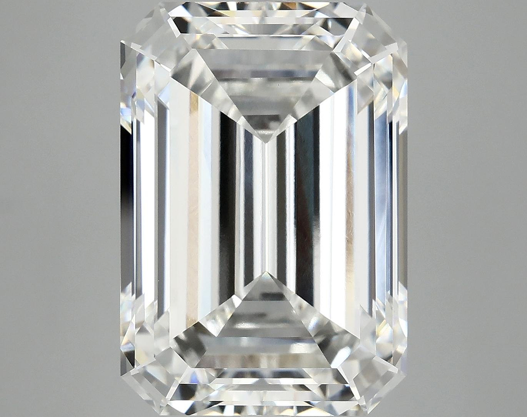 12.15 Carat Emerald Shaped Ideal Cut VVS2 IGI Certified Lab Grown Diamond