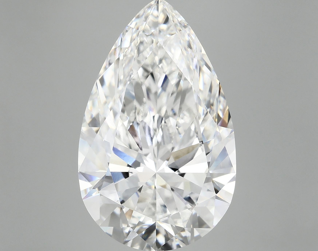 12.05 Carat Pear Shaped Ideal Cut VVS2 IGI Certified Lab Grown Diamond