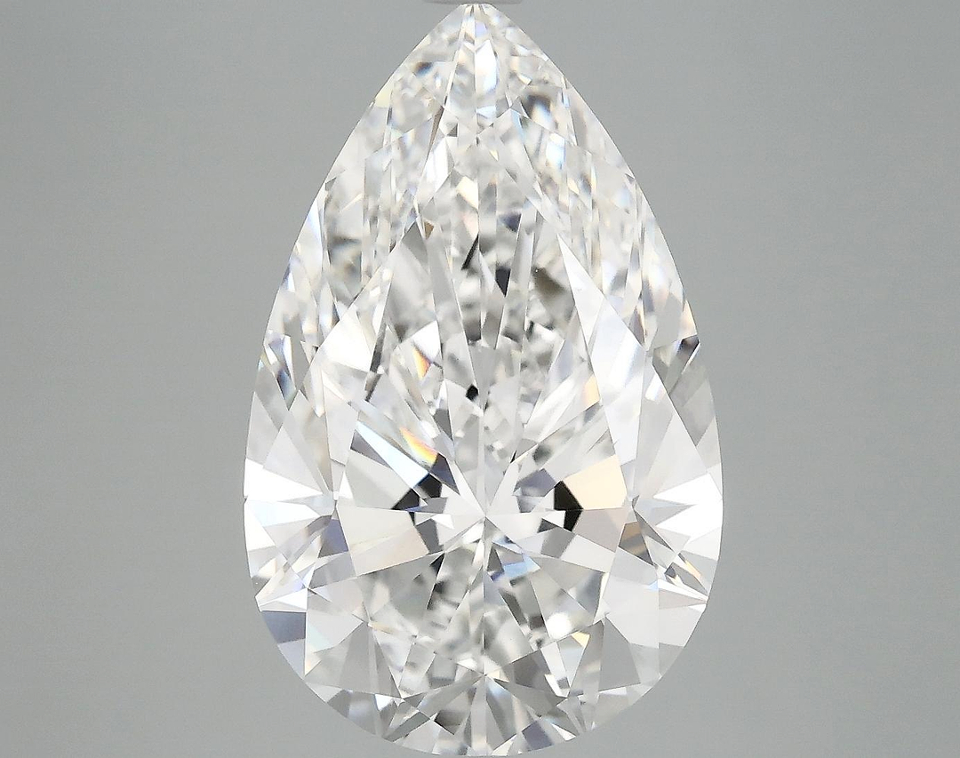 6.18 Carat Pear Shaped Ideal Cut VVS2 IGI Certified Lab Grown Diamond