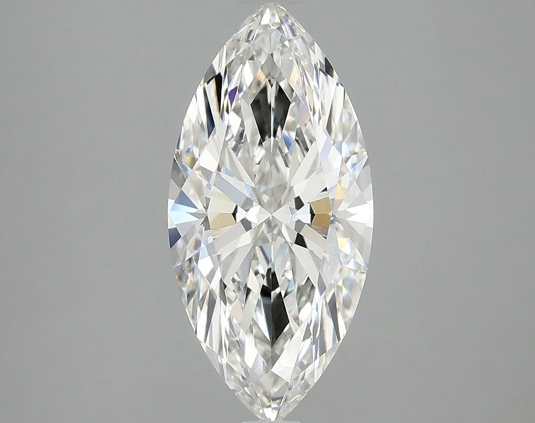2.1 Carat Marquise Shaped Excellent Cut VVS2 IGI Certified Lab Grown Diamond