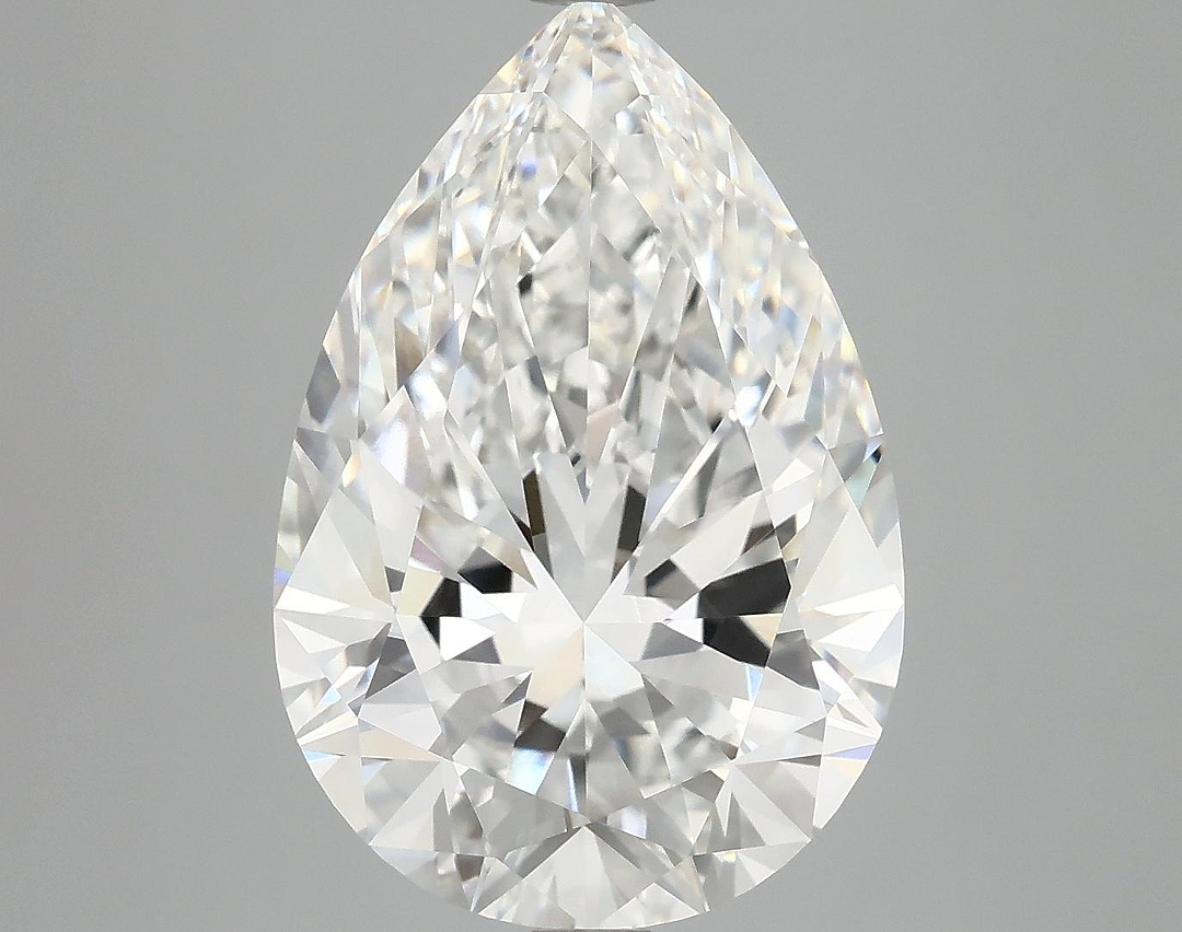 6.7 Carat Pear Shaped Excellent Cut VVS2 IGI Certified Lab Grown Diamond