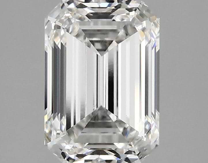 2.07 Carat Emerald Shaped Ideal Cut VS1 IGI Certified Lab Grown Diamond
