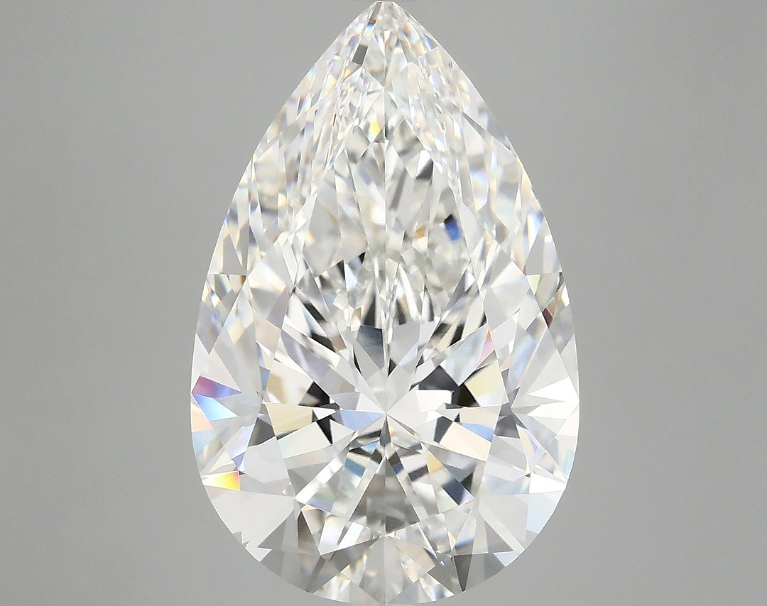 7.21 Carat Pear Shaped Ideal Cut VVS2 IGI Certified Lab Grown Diamond