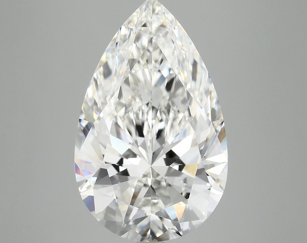 7.0 Carat Pear Shaped Ideal Cut VVS2 IGI Certified Lab Grown Diamond
