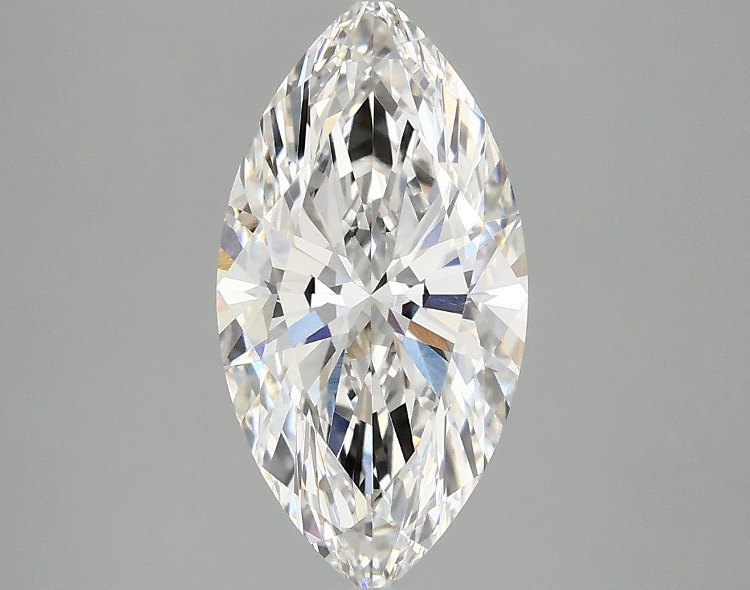 2.42 Carat Marquise Shaped Ideal Cut VVS2 IGI Certified Lab Grown Diamond