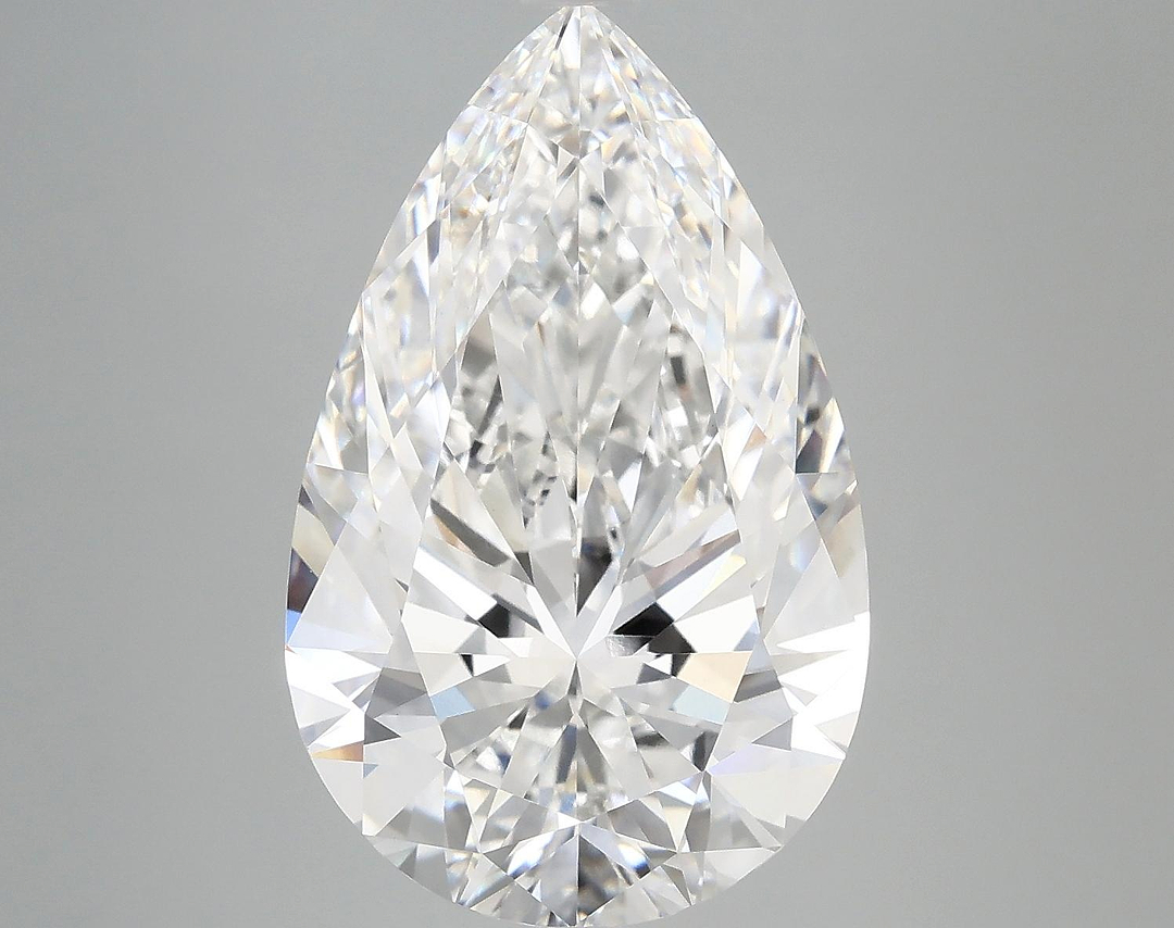7.43 Carat Pear Shaped Ideal Cut VVS2 IGI Certified Lab Grown Diamond