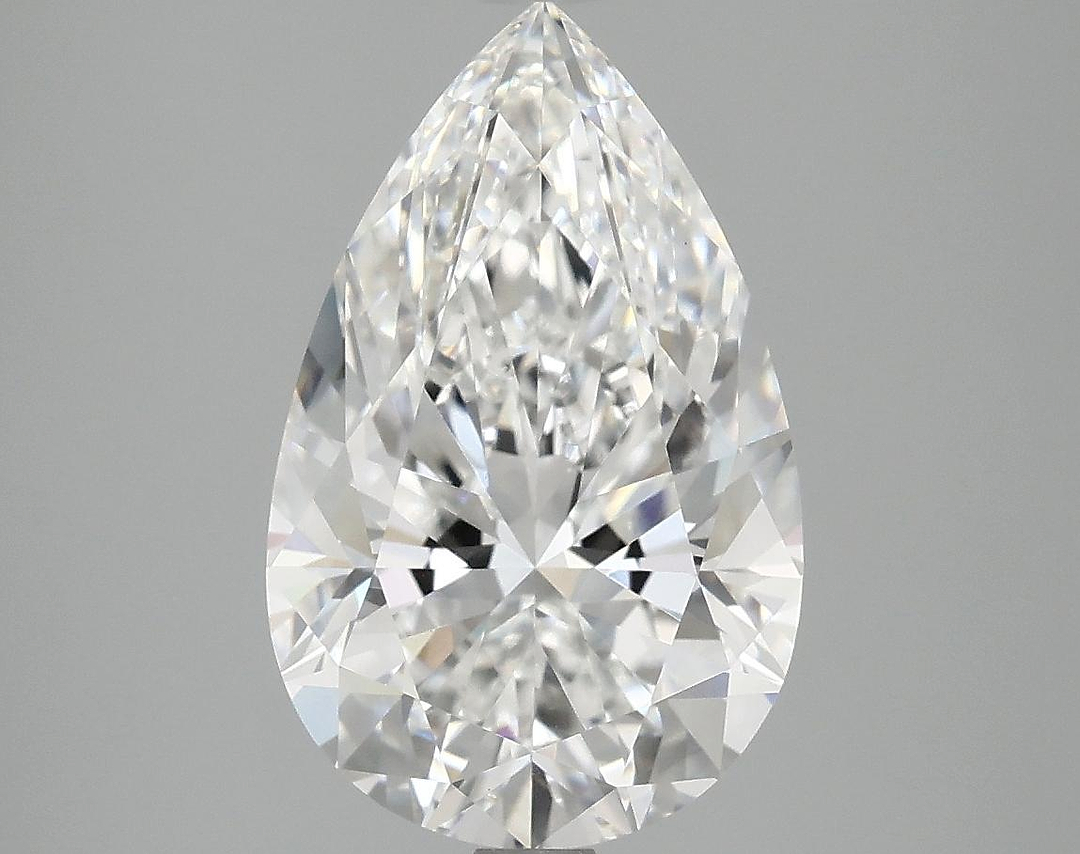 3.82 Carat Pear Shaped Ideal Cut VVS2 IGI Certified Lab Grown Diamond