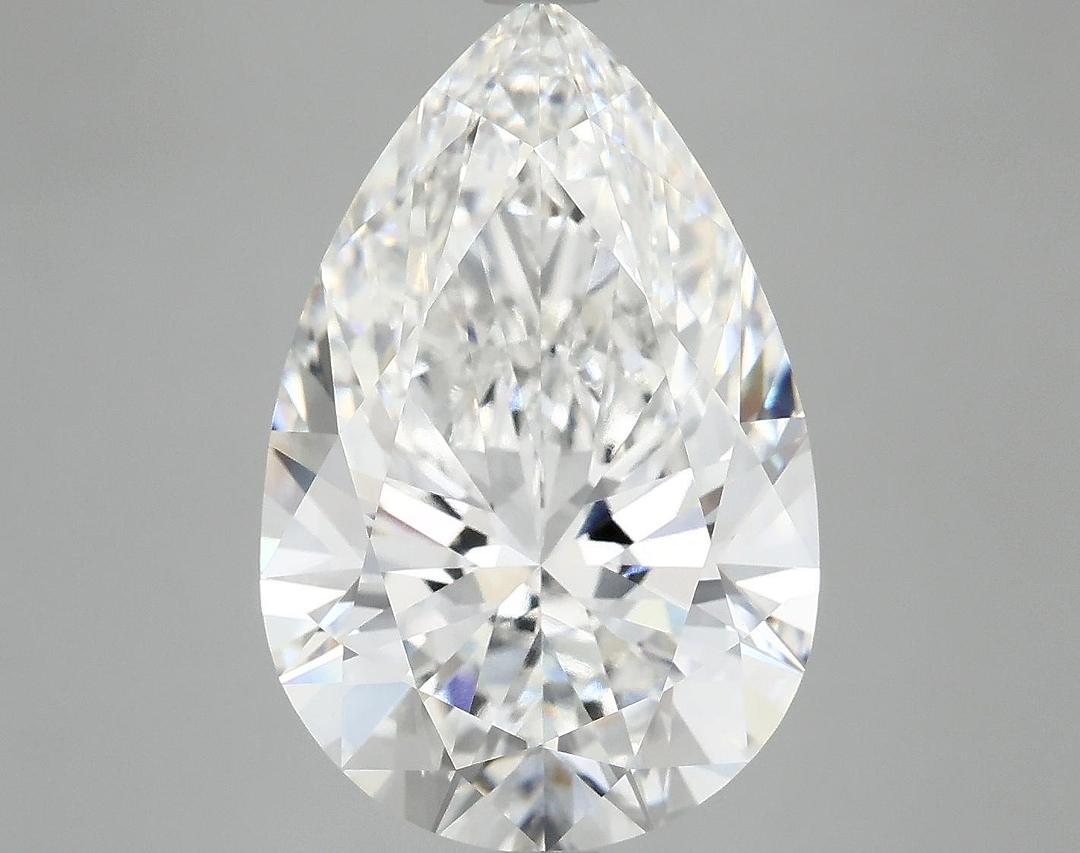 7.17 Carat Pear Shaped Excellent Cut VVS2 IGI Certified Lab Grown Diamond
