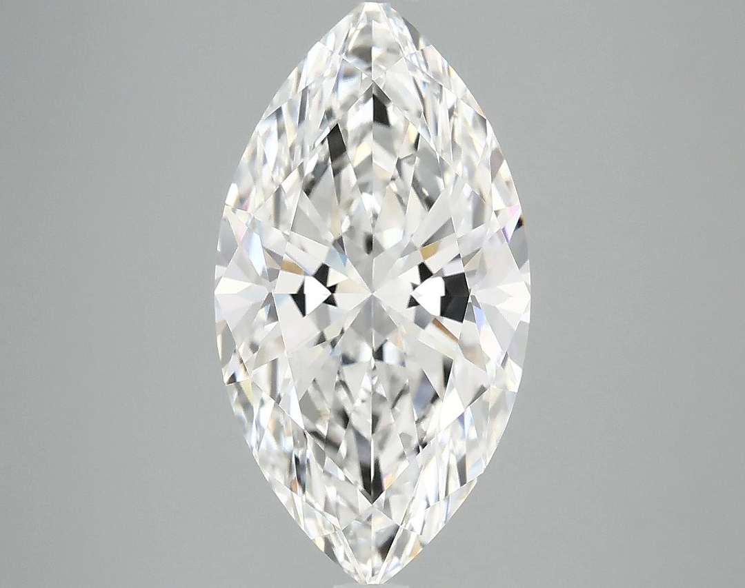 3.86 Carat Marquise Shaped Excellent Cut VVS2 IGI Certified Lab Grown Diamond